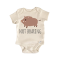Wild Boar Hunting Pig - Baby Boy Girl Clothes Infant Bodysuit Funny Cute Newborn