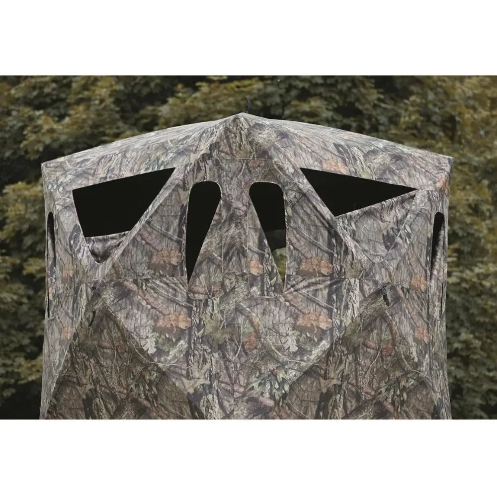 Elevated Tripod Tower Blind — 6ft Base, 2-3 Person Hunting Stand