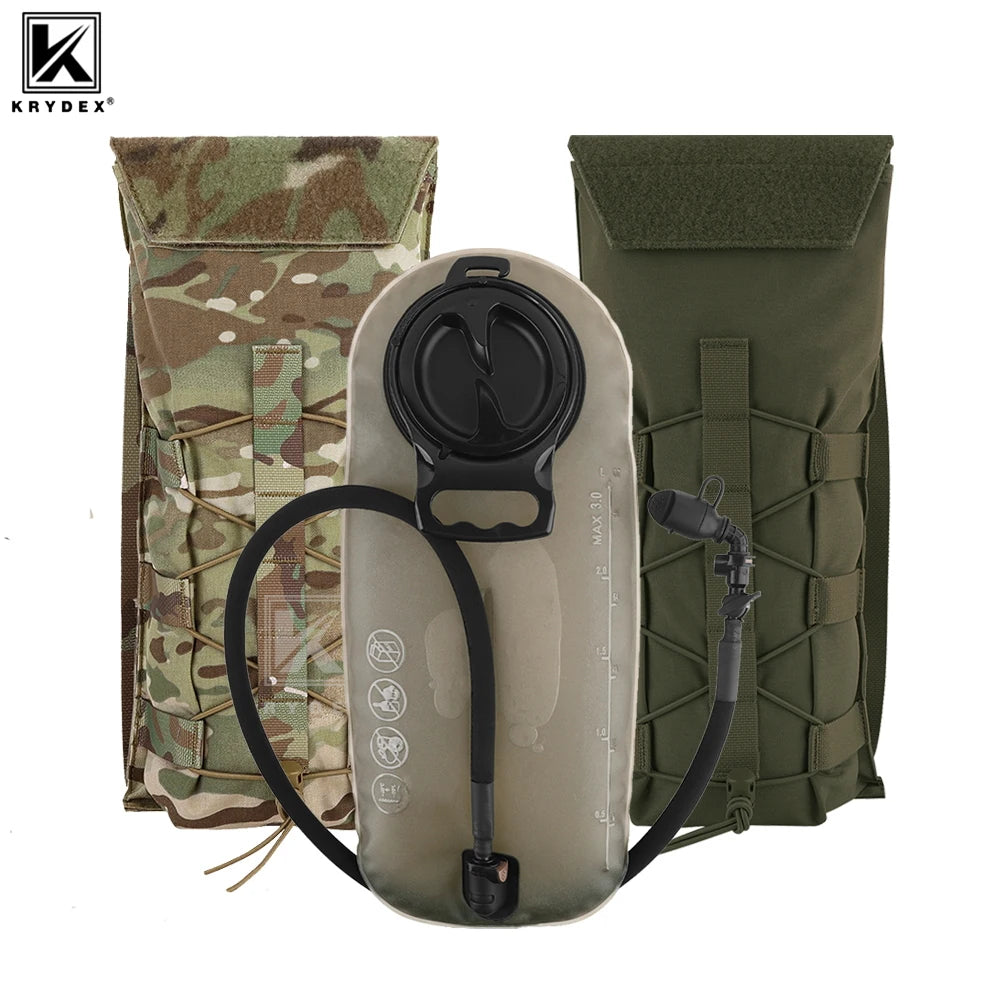 Tactical Hydration Pack — 3L MOLLE Water Bladder Pouch