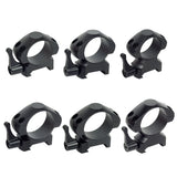 2Pcs /Pack 25.4mm 30mm Low High Medium Profile For 20mm Picatinny Rail Steel Scope Rings Quick Release Hunting Rifle Accessories