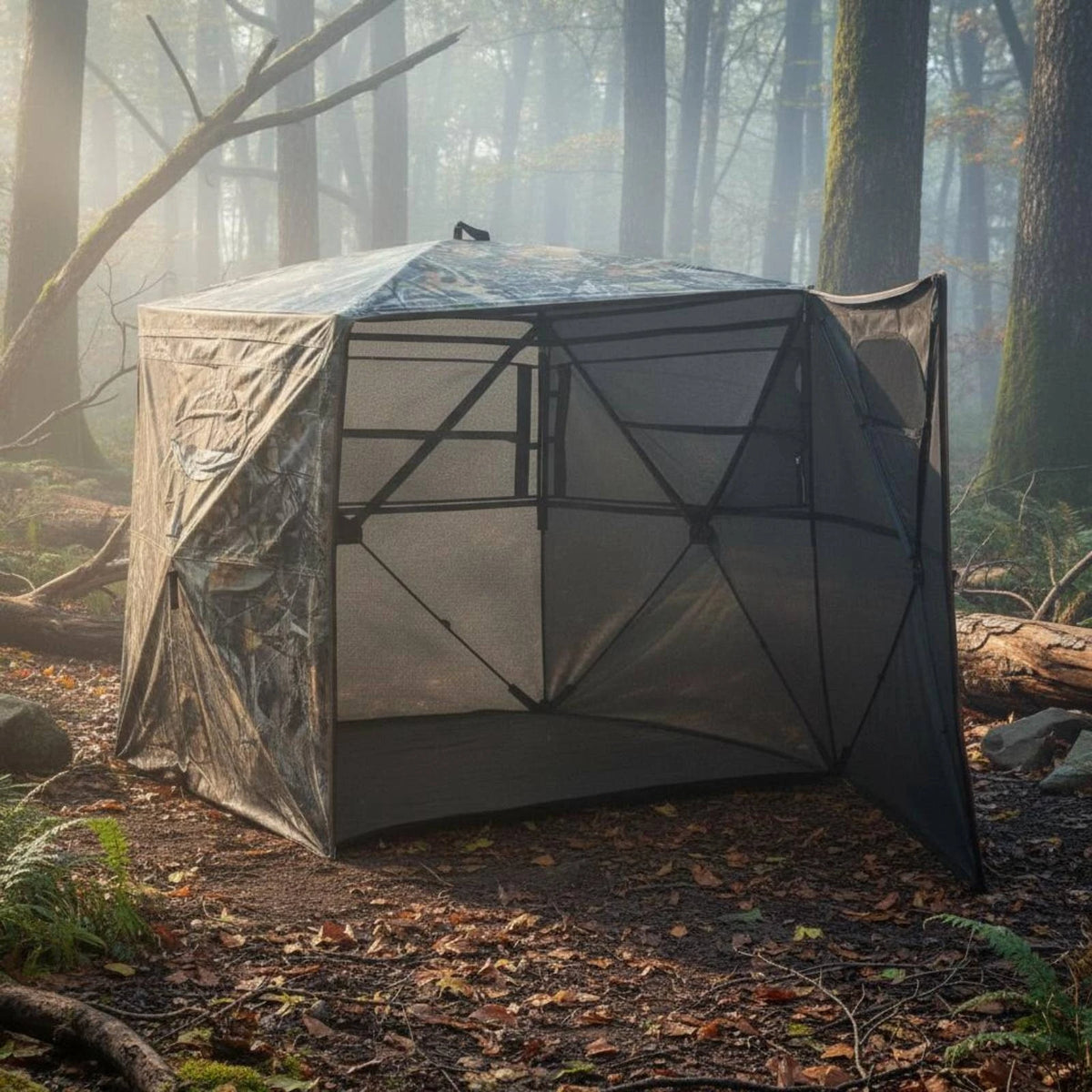 Instant-Deploy Hunting Blind — Portable Wind-Resistant Shelter Tent