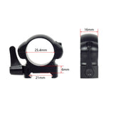 2Pcs /Pack 25.4mm 30mm Low High Medium Profile For 20mm Picatinny Rail Steel Scope Rings Quick Release Hunting Rifle Accessories