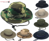 Boonie Bucket Hats Outdoor Fishing Hunting Wide Brim Mesh Camo Safari