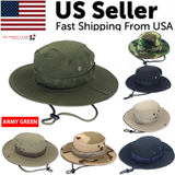 Boonie Bucket Hats Outdoor Fishing Hunting Wide Brim Mesh Camo Safari