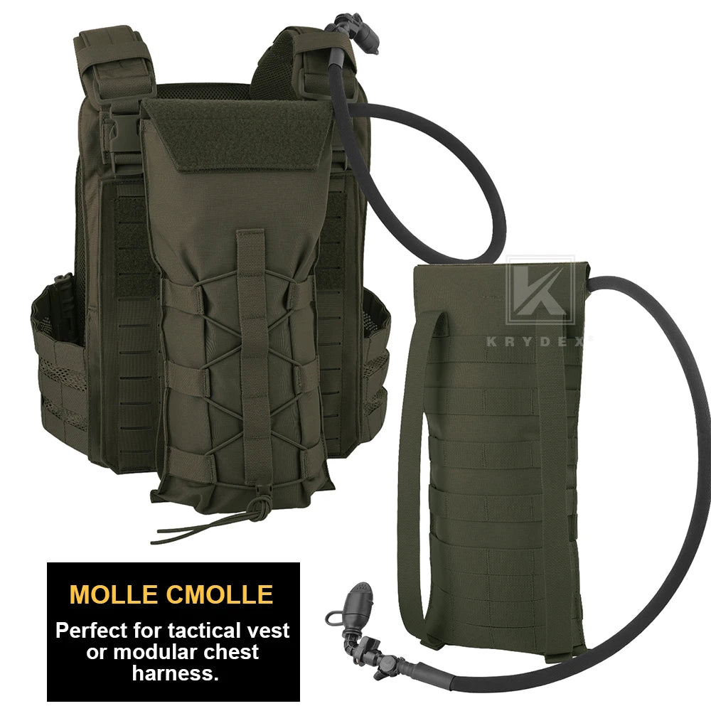Tactical Hydration Pack — 3L MOLLE Water Bladder Pouch