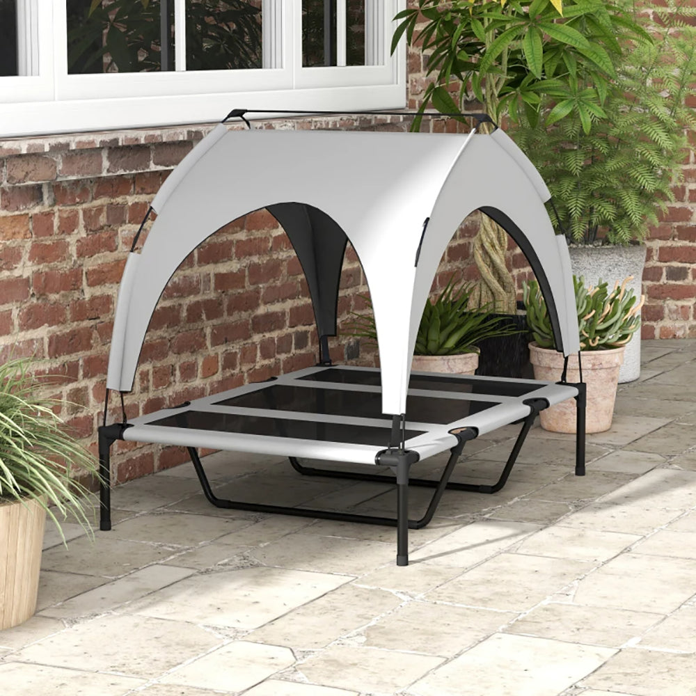 Elevated Dog Bed with Canopy