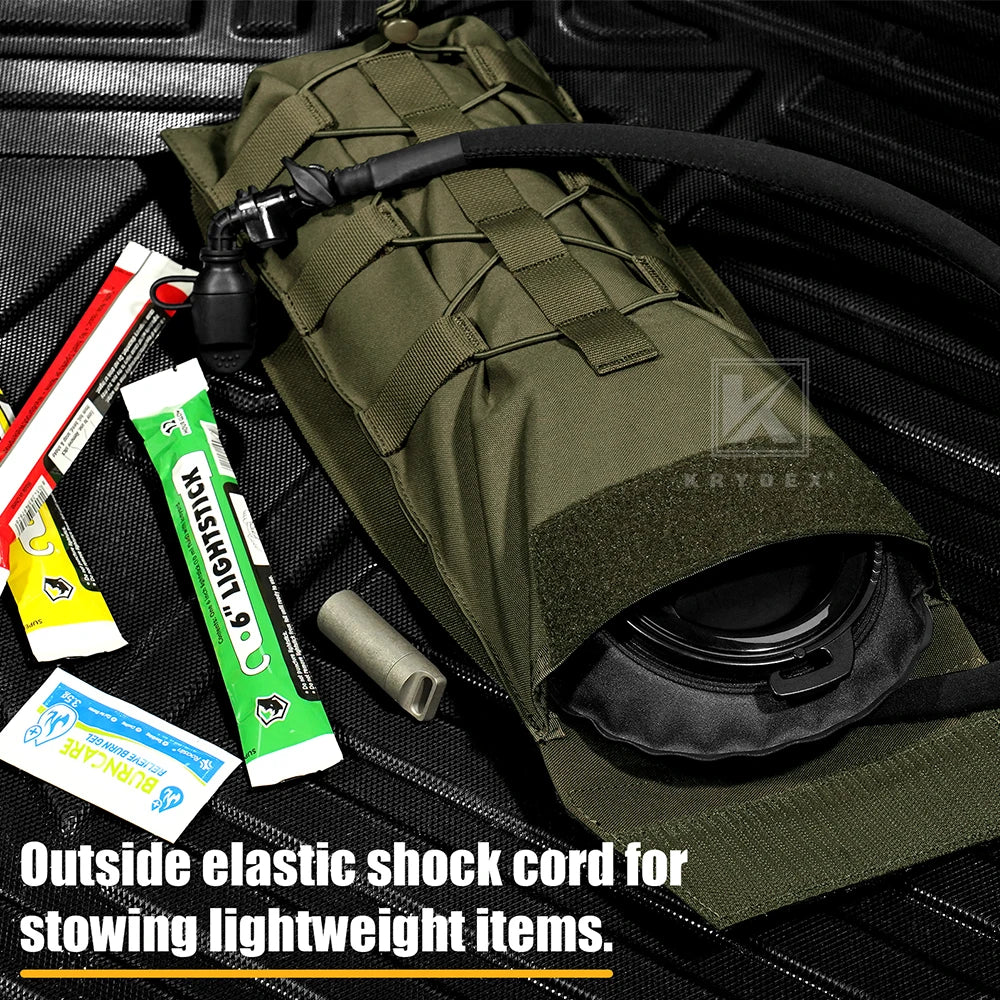 Tactical Hydration Pack — 3L MOLLE Water Bladder Pouch