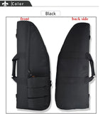 68/98/118cm Multifunctional Outdoor Hunt Rifle Air Gun Shoulder Bag Fishing Gear Pouh with Cushion Padded Protection Carry Bag
