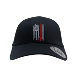 Fishing Rod American Flag Embroidered Baseball Hat