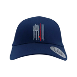 Fishing Rod American Flag Embroidered Baseball Hat