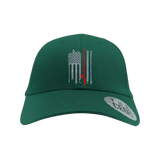 Fishing Rod American Flag Embroidered Baseball Hat