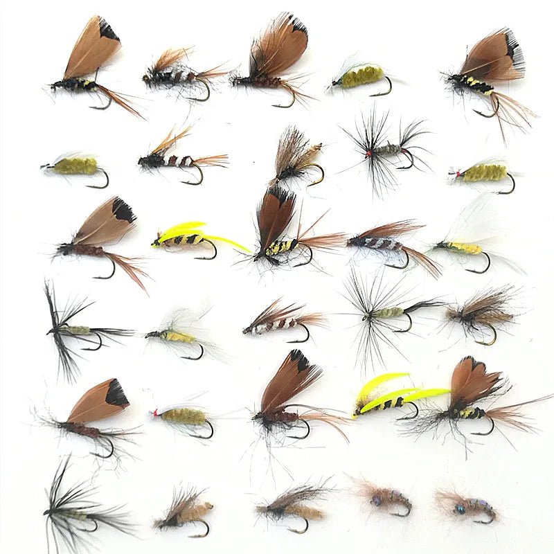 30pcs Fishing Lure Butter Fly Insects