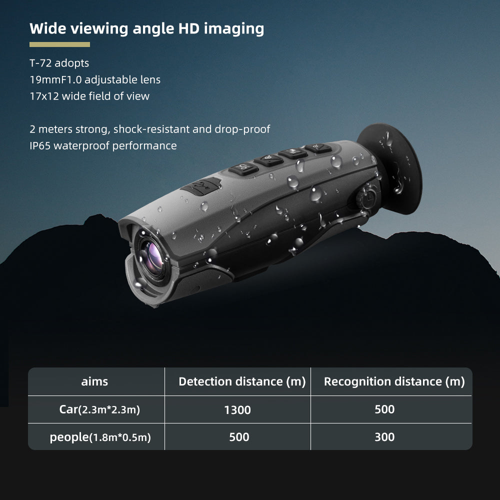 CEM T-72 Thermal Vision Night Vision Monocular