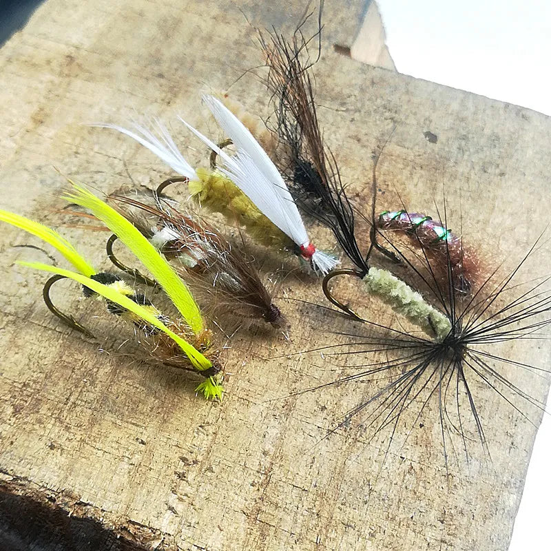 30pcs Fishing Lure Butter Fly Insects