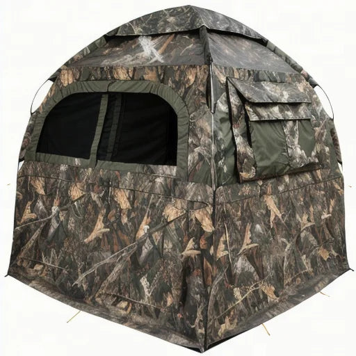 Portable Outdoor Windproof Pop-Up Hide Ground Blinds Camouflage