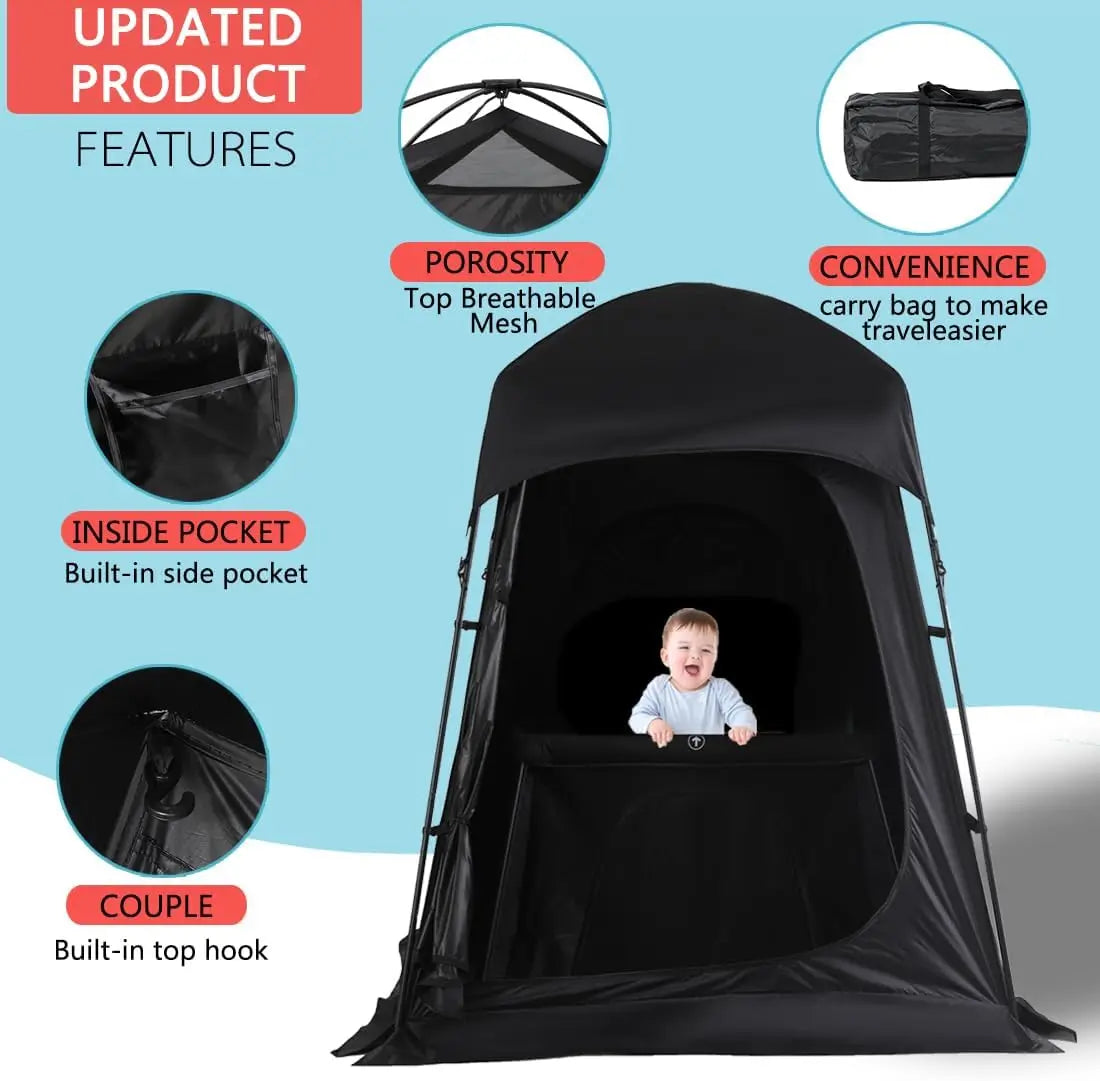 Portable Outdoor Windproof Pop-Up Hide Ground Blinds Camouflage