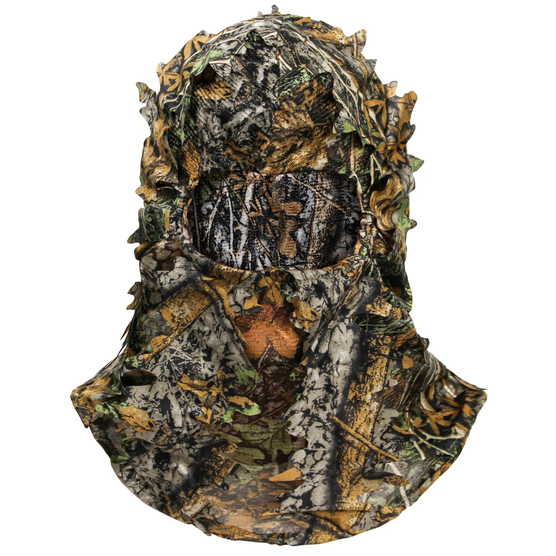 Camouflage Leafy Hat 3D Full Face Mask