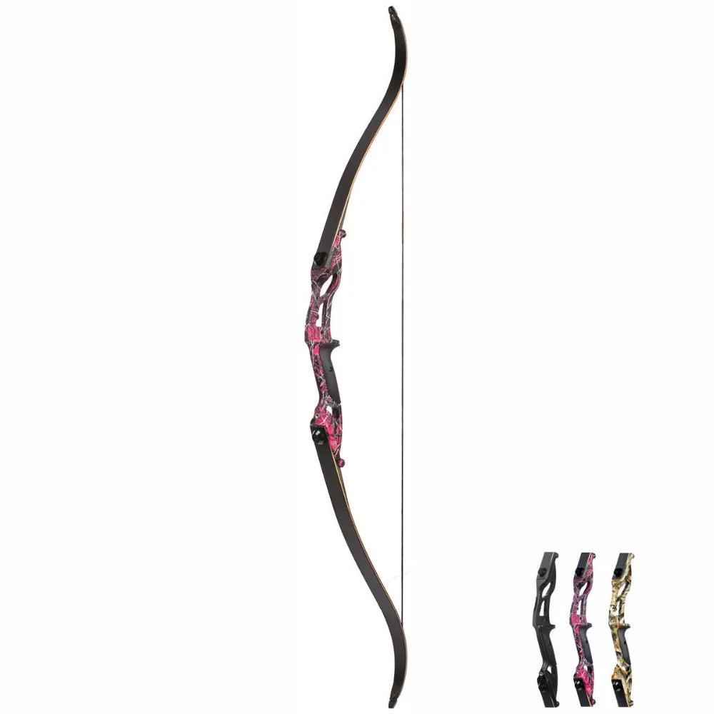 30-50lbs F179 Recurve Bow 56" American Hunting Split Bow