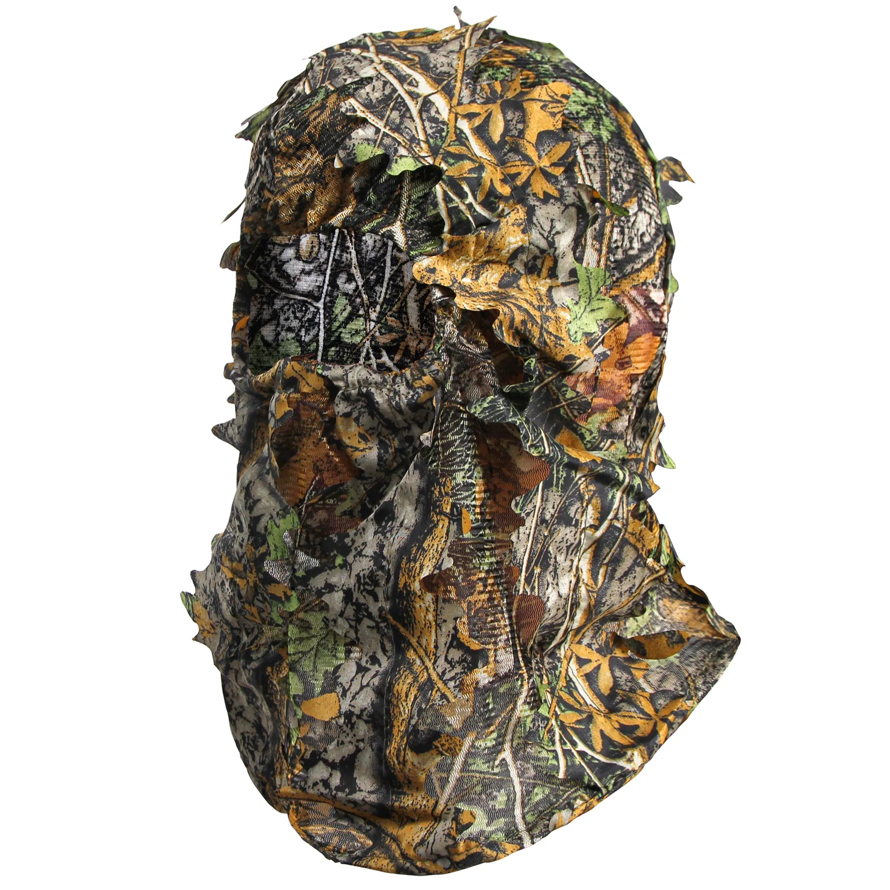 Camouflage Leafy Hat 3D Full Face Mask
