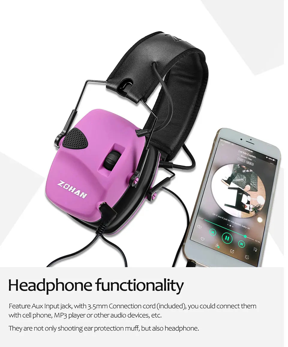 Electronic Hearing Protection Shooting Earmuffs