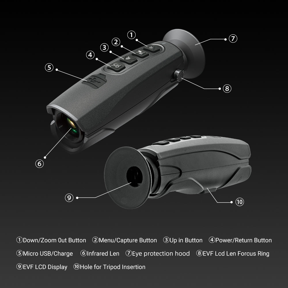 CEM T-72 Thermal Vision Night Vision Monocular