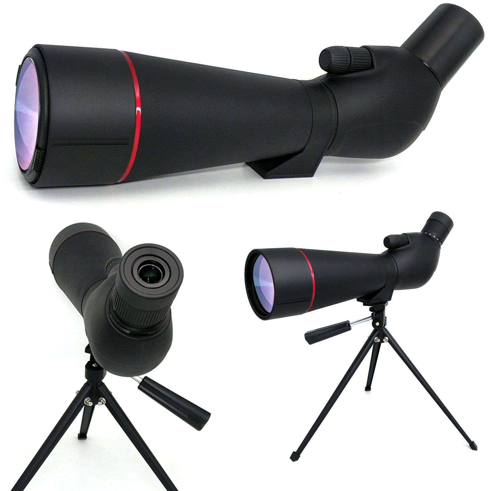 Newest 20-60x80 Waterproof Spotting Scope With Tripod