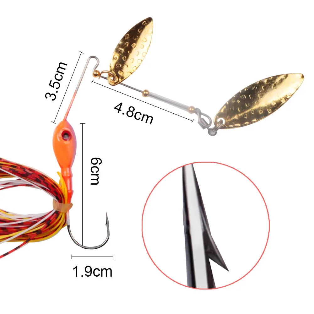 Mycena  16G&18G&21G  Spinner Bait  Bass Jig