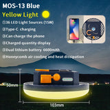 MOSLIGHTING 9900mAh Rechargeable Powerful Light Camping Lantern with
