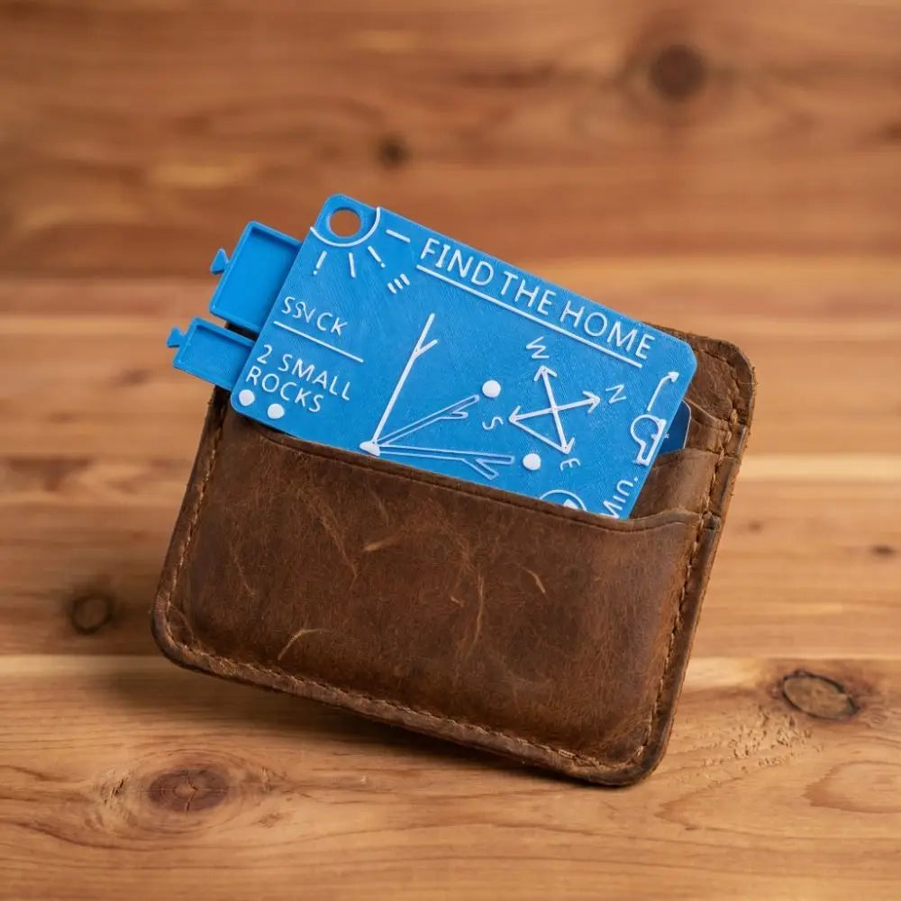 Portable Pocket Survival Guide Card Mini Waterproof Survival