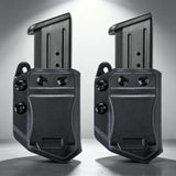 2-Pack Universal Mag Carrier IWB/OWB Magazine Holster for 9mm/.40