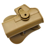 Tactical Gun Holster with Double Magazine Pouch Pistol Holster Belt