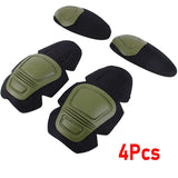 1Pair Tactical Protective Knee Elbow Pads Outdoor Camouflage Suit Gear