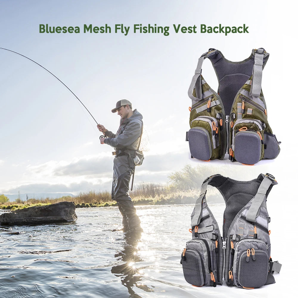 Mesh Fly Fishing Vest