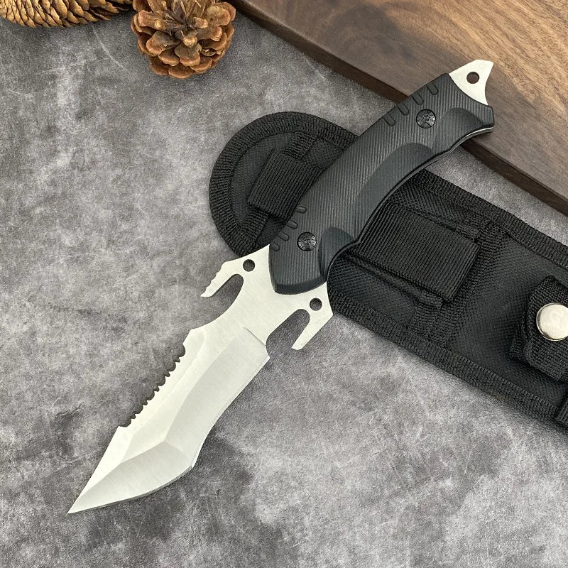 Portable High Hardness Survival Knife Straight Outdoor Tool Pocket
