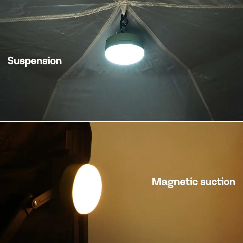 MOSLIGHTING Outdoor LED Camping Light 4 Modes MiNi Portable Hang Tent