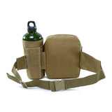 Tactical Men Waist Pack Nylon Hiking Water Bottle Phone Pouch Outdoor