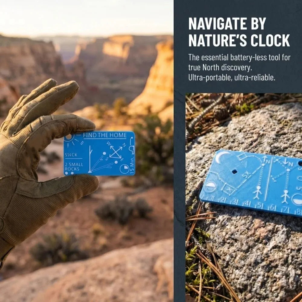 Portable Pocket Survival Guide Card Mini Waterproof Survival