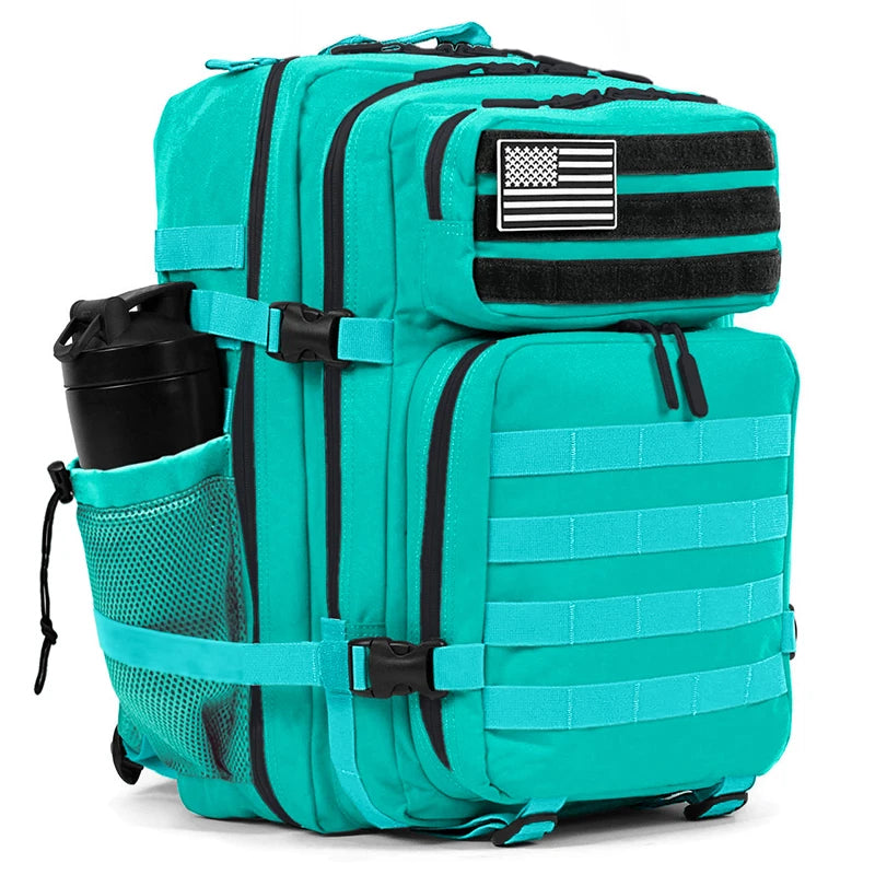 45L Tactical Backpack Men Outdoor Waterproof Sports Travel Gym Hiking