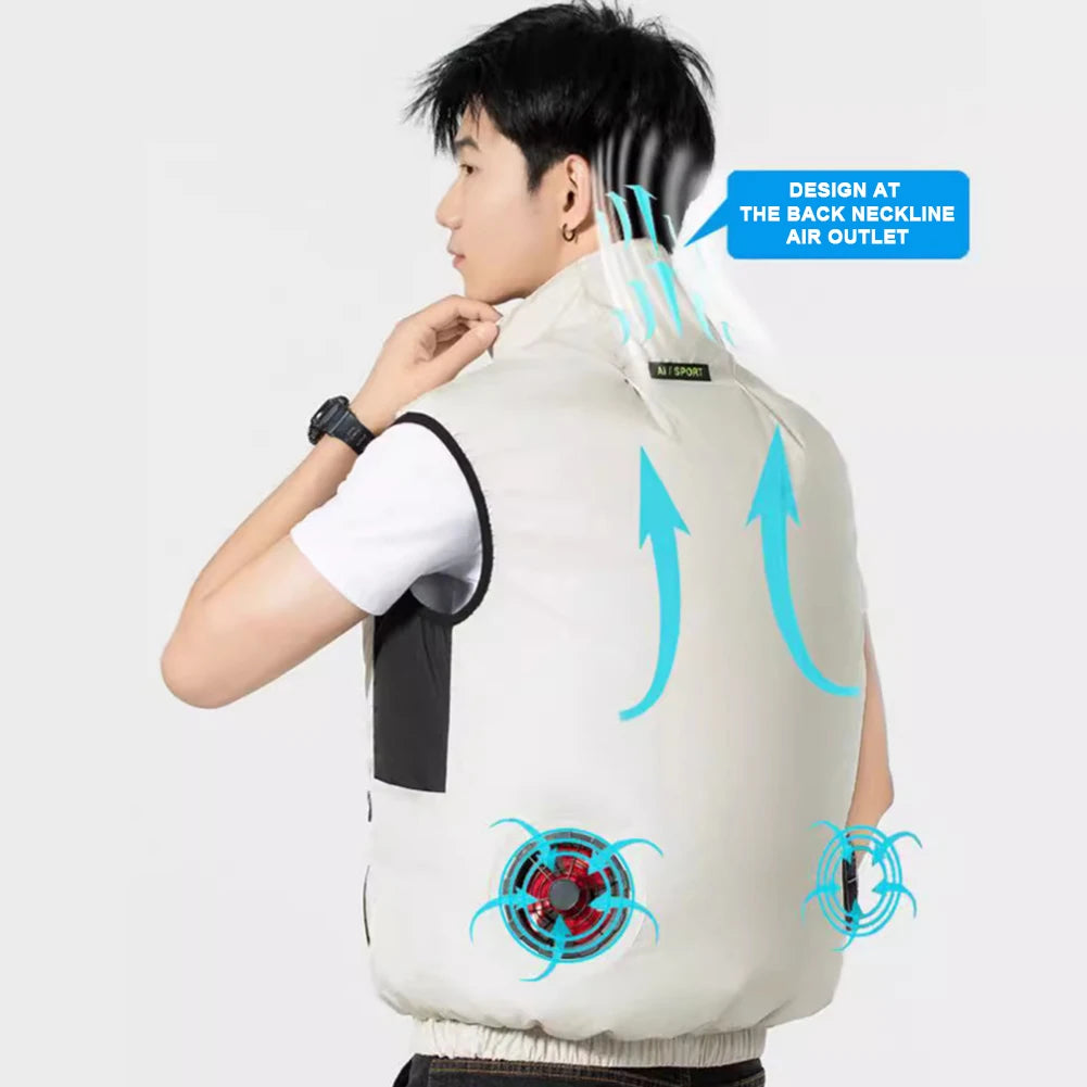New Cooling Vest Heat Resistant Air Conditioner