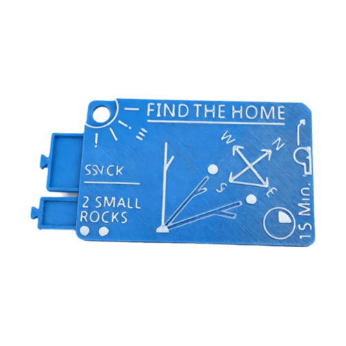 Portable Pocket Survival Guide Card Mini Waterproof Survival