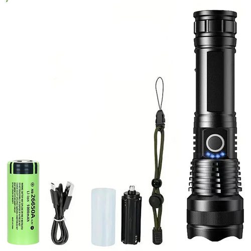 Rechargeable Flashlights High Power LED Tactical Flashlight Super