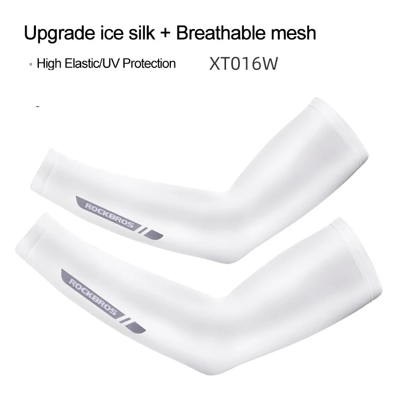 Ice Fabric Running Camping Arm Warmers