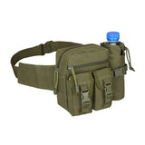 Tactical Men Waist Pack Nylon Hiking Water Bottle Phone Pouch Outdoor