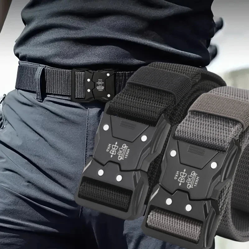 New 1pcs Versatile Men's Tactical Belts - Durable, Adjustable Design -