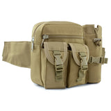 Tactical Men Waist Pack Nylon Hiking Water Bottle Phone Pouch Outdoor
