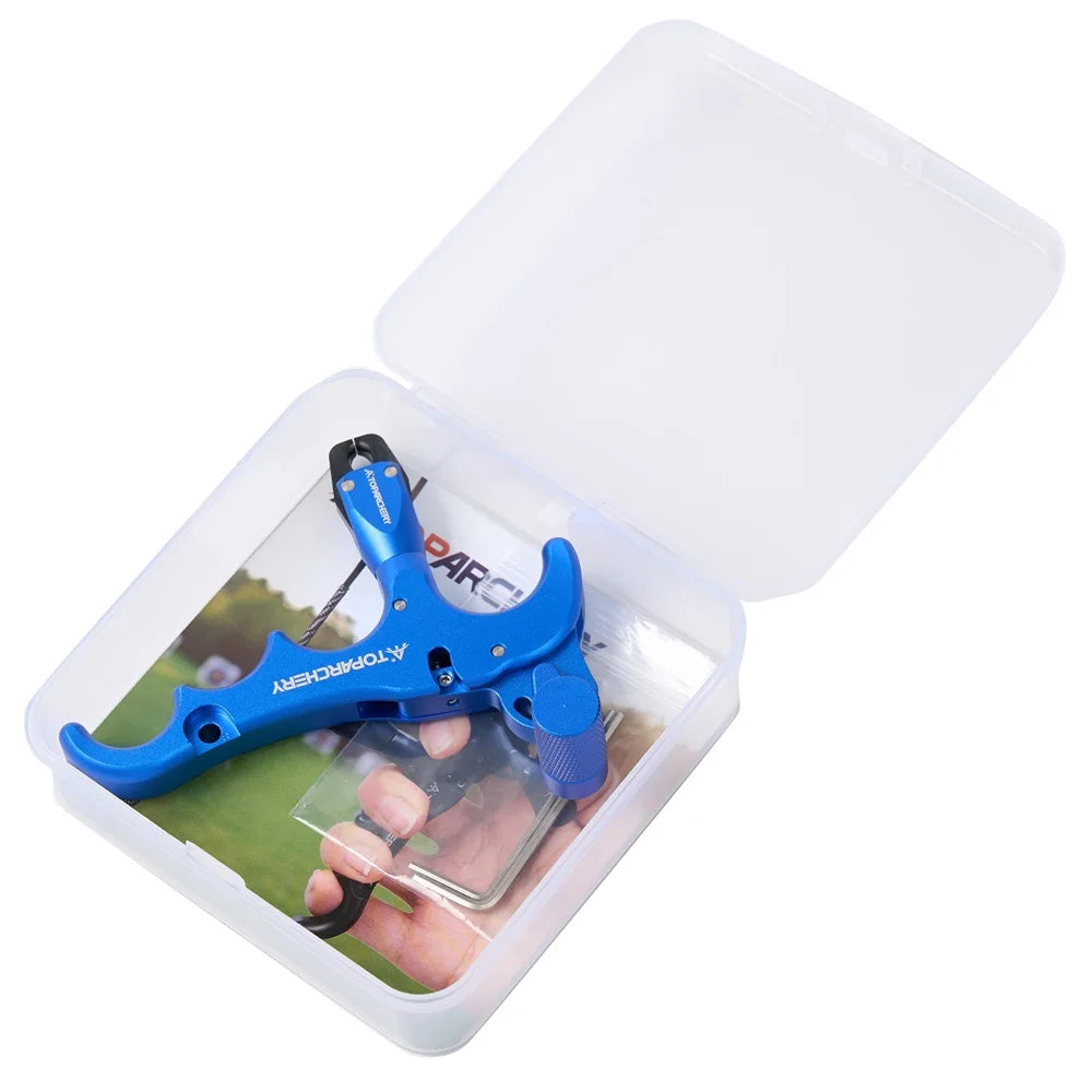 Toparchery Bow Release for Compound Bow 360° Rotating Aluminum 4