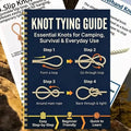 Tear Resistant Outdoor Survival Knots Step-by-Step Guide Compact