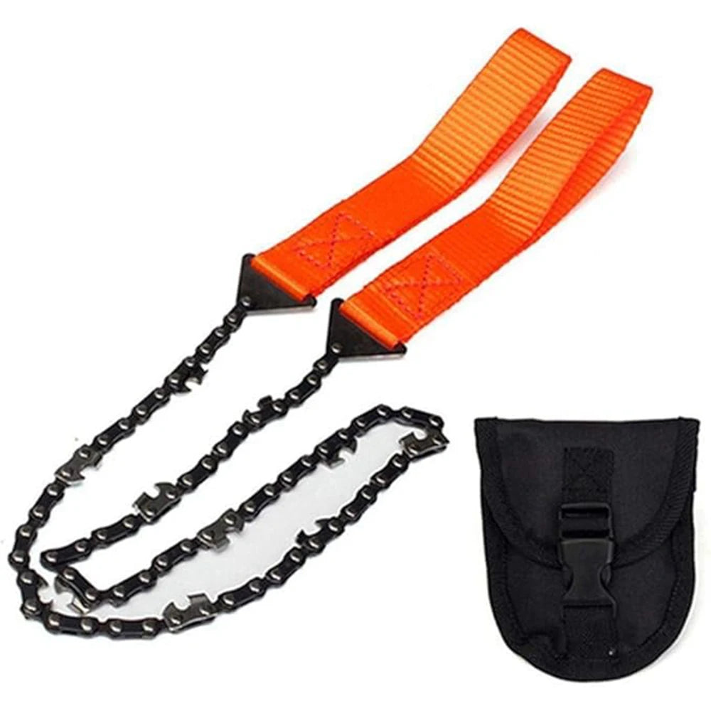 24 Inch Pocket Chain Rope Saw Portable Hand Saw With Sharp Teeth