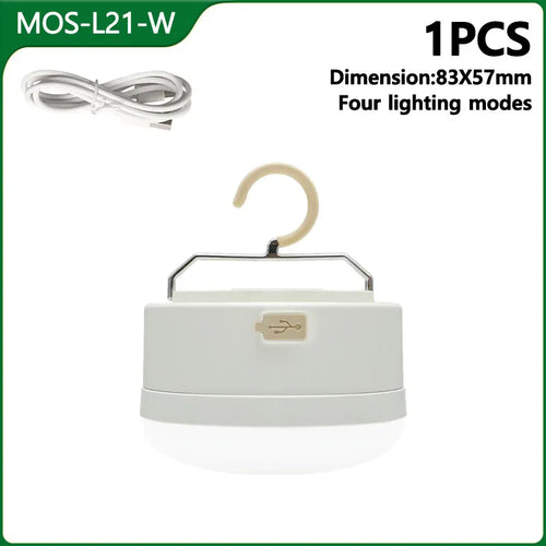 MOSLIGHTING Outdoor LED Camping Light 4 Modes MiNi Portable Hang Tent