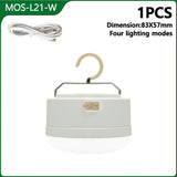 MOSLIGHTING Outdoor LED Camping Light 4 Modes MiNi Portable Hang Tent